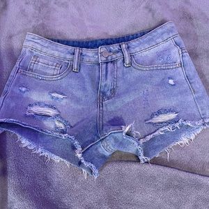 Girls 9y SHEIN ripped jean shorts